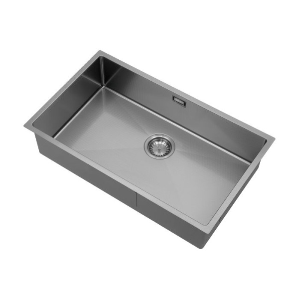 Hex Uno 700 Textured Kitchen Sink - Gunmetal